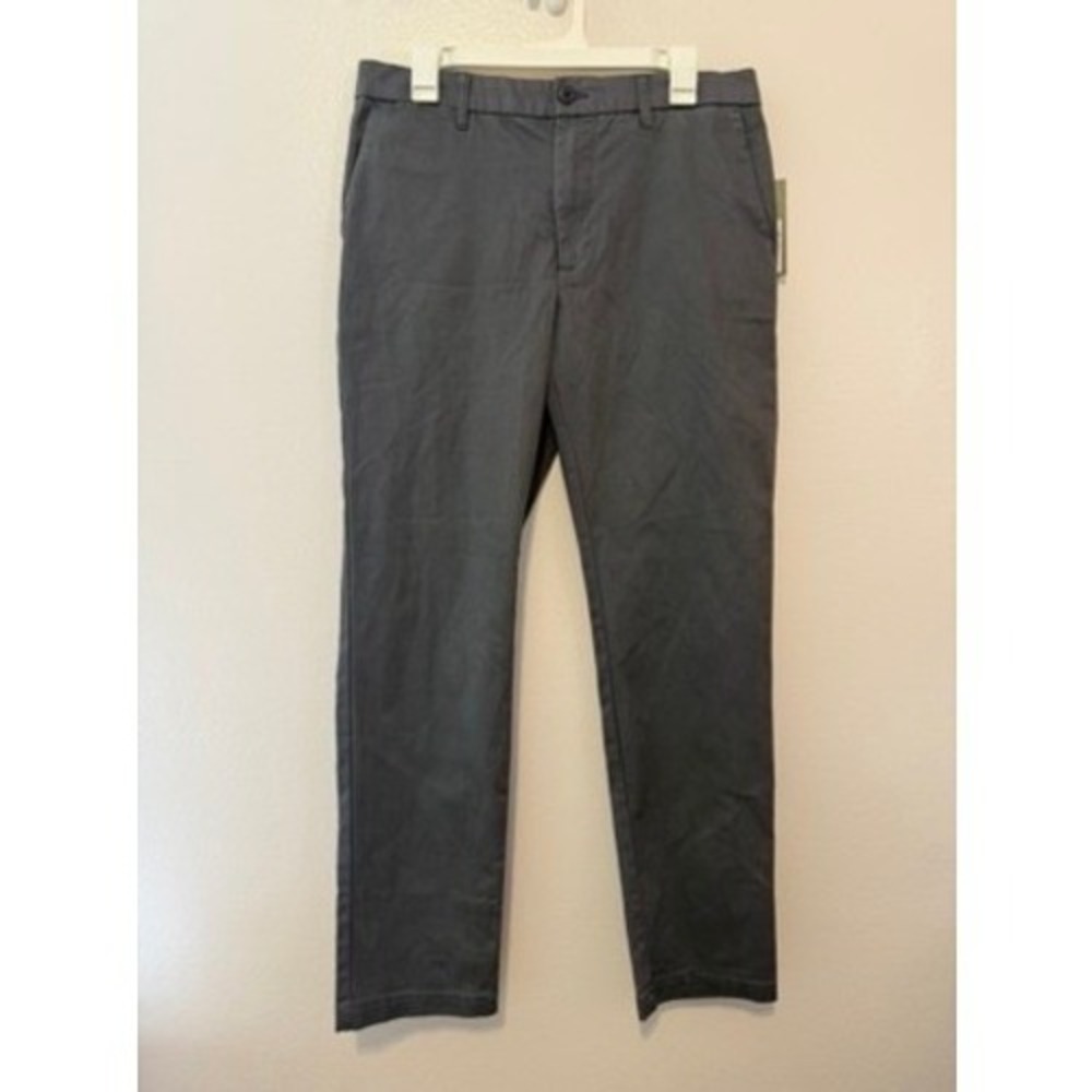 Goodfellow & Co Mens Slim Fit Chino Pants Gray Comfort Wear 32x32 NWT